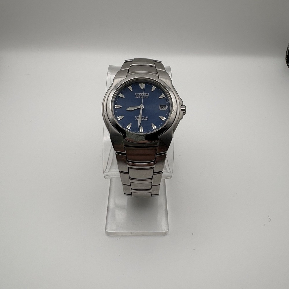 Citizen Men's Eco-Drive Perpetual Calendar E710-H24105 Stainless !PARTS ONLY!
